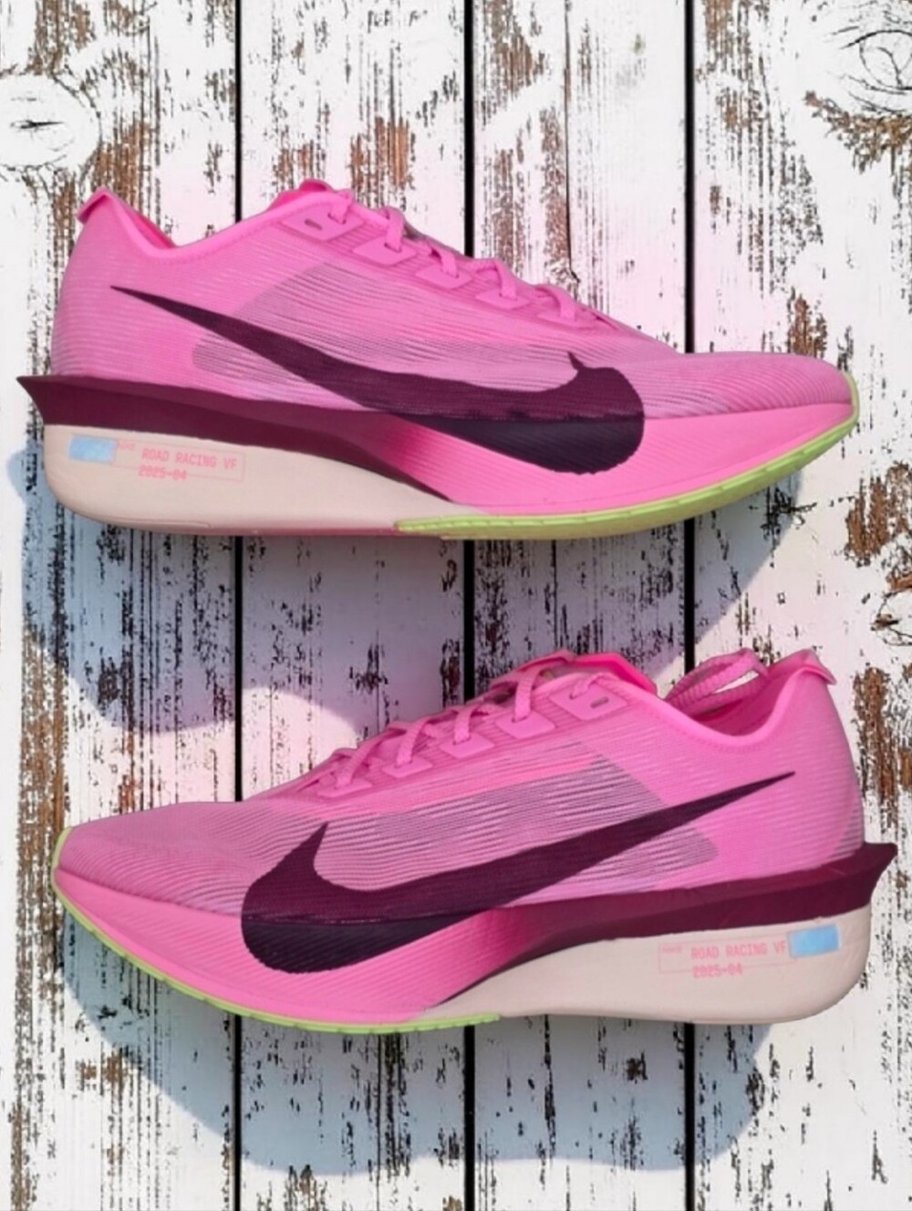 Nike ZoomX VaporFly Next % 4 Pink Spell Running Shoes HF6412-601 Women's Size-10